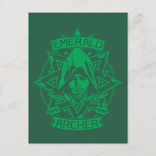 Carte Postale Flèche   Emerald Archer Graphic