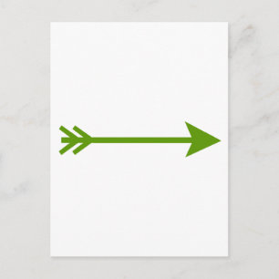 Carte Postale Flèche verte Droite Le MUSÉE Zazzle Cadeaux