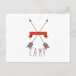 Carte Postale Flèches de camp