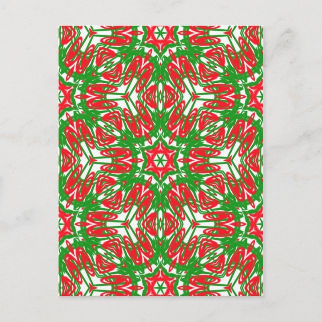 Carte Postale Flèches rouges, blanches et vertes (Devant)