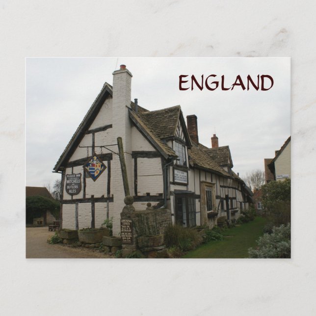 Carte Postale Fleece Inn Pub (Devant)