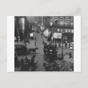 Carte Postale Fleet Street Londres 1904, Angleterre Royaume-Uni.