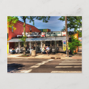 Carte Postale Fleetwood Diner - Ann Arbor, Michigan