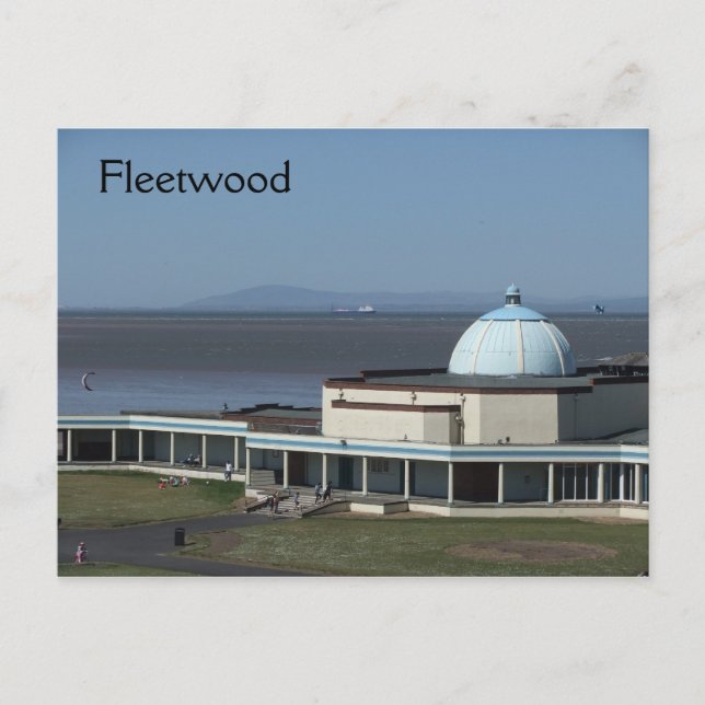 Carte Postale Fleetwood Marine Hall (Devant)
