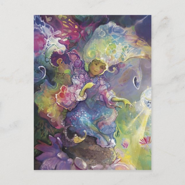 Carte Postale Fleur (Devant)