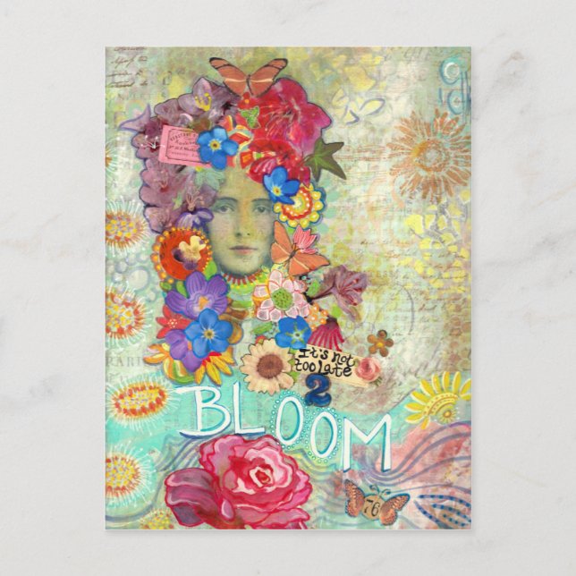 Carte Postale Fleur (Devant)