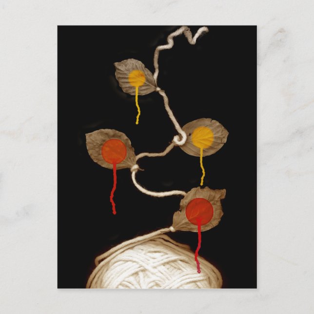 Carte Postale fleur 2013 de fil (Devant)