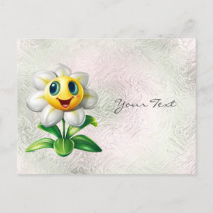 Carte postale Fleur Blanche