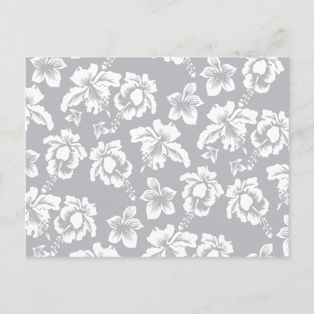 Carte Postale Fleur blanche hawaïenne de mariage (Devant)