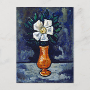 Carte Postale Fleur blanche Marsden Hartley
