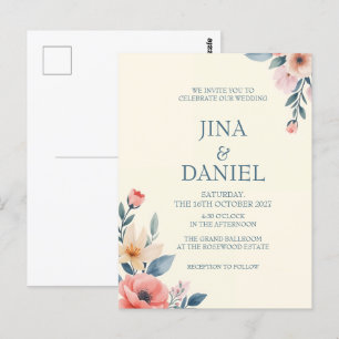 Carte Postale Fleur bouillante