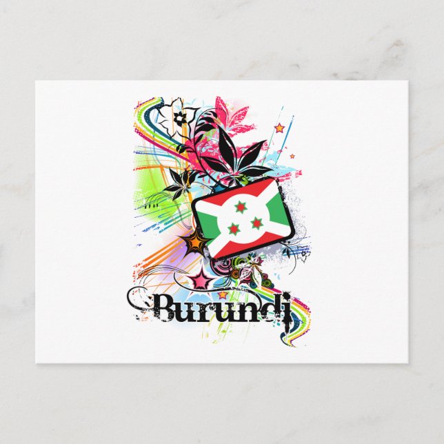 Carte Postale Fleur Burundi (Devant)