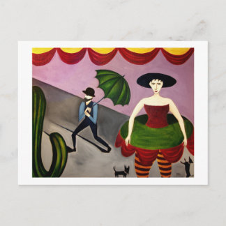 Carte Postale Fleur Cactus