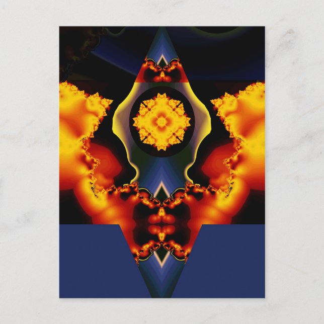 Carte Postale Fleur céleste (Devant)