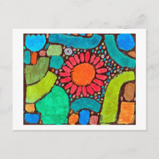 Carte Postale Fleur dans la vallée, Klee