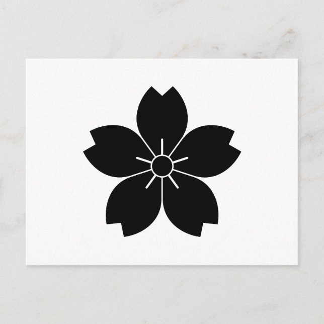 Carte Postale Fleur de cerisier sauvage (Devant)