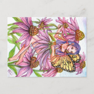 Carte Postale Fleur de cône pourpre