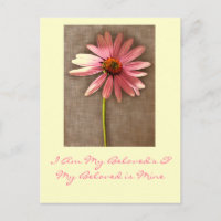 Fleur de cône rose - Je suis My Beloved's et My Be