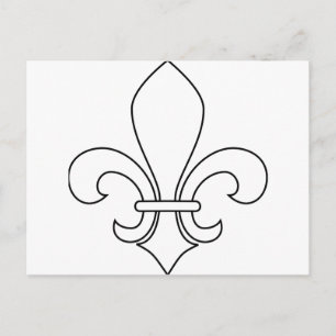 Carte Postale Fleur de lis