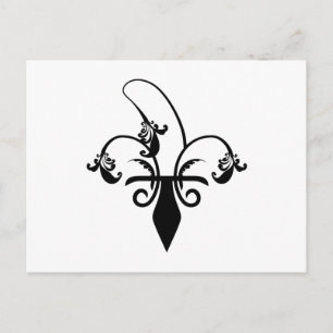 Carte Postale fleur de lis