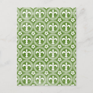 Carte Postale Fleur De Lis