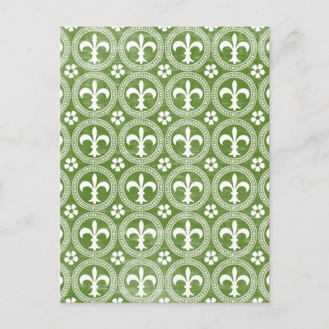 Carte Postale Fleur De Lis (Devant)