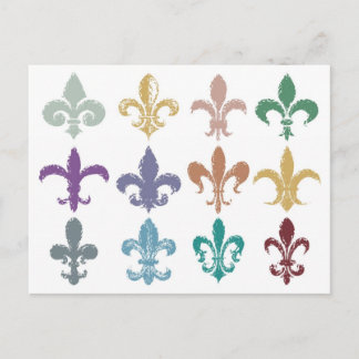 Carte postale Fleur de Lis