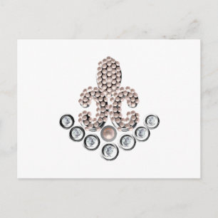 Carte Postale Fleur De Lis