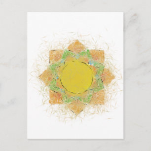 Carte Postale Fleur de lotus éthérée