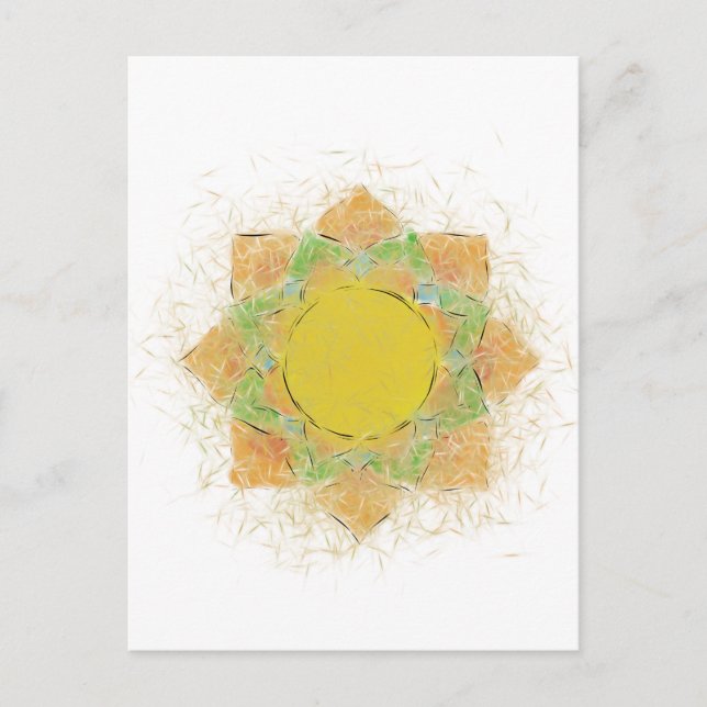 Carte Postale Fleur de lotus éthérée (Devant)