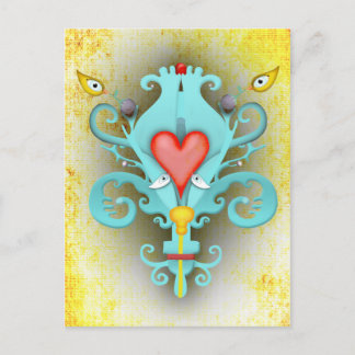Carte Postale Fleur de Lys
