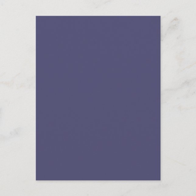 Carte Postale Fleur de maïs bleu (Devant)