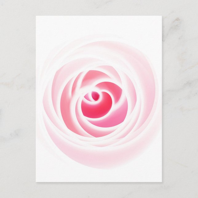 Carte Postale Fleur de Rose numérique créée par Tutti (Devant)