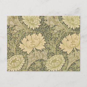 Carte Postale Fleur de Sauge Chrysanthème de William Morris