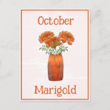 Fleur de souci à l'aquarelle Fête d'anniversaire d