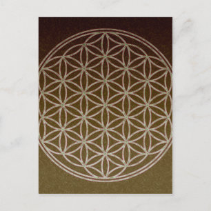 Carte Postale Fleur de vie