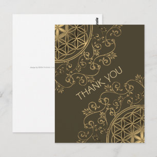 Carte Postale Fleur de Vie - Ornements Vintage Mandala 2