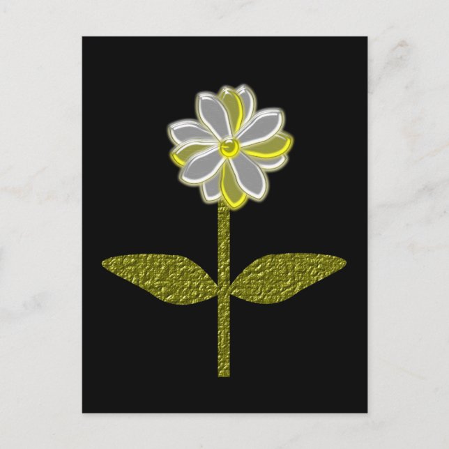Carte postale Fleur Faisant Briller (Devant)