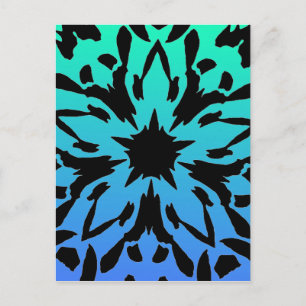 Carte postale Fleur Graphique