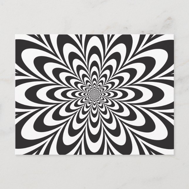 Carte Postale Fleur Infinie (Devant)