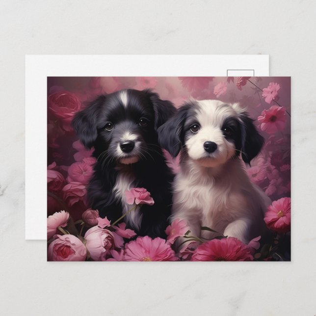 Carte Postale Fleur Mélodieuse du Chien (Devant / Derrière)