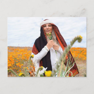 Carte postale Fleur Opium Vamplifié