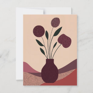 Carte Postale Fleur point n° 006