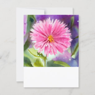 Carte Postale Fleur pourpre