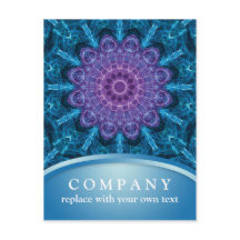 Fleur pourpre spirituelle Mandala