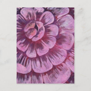 Carte Postale Fleur rose