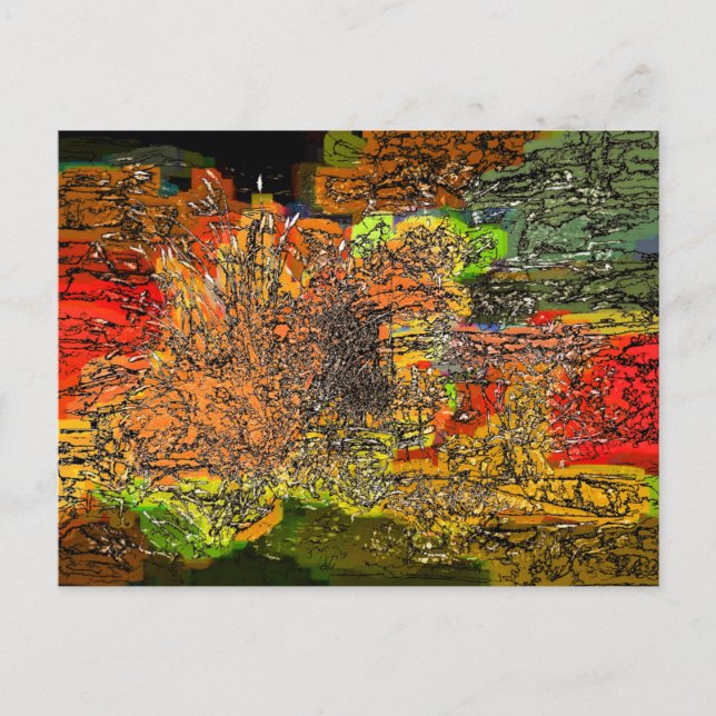 CARTE POSTALE FLEUR SAUVAGE (Devant)