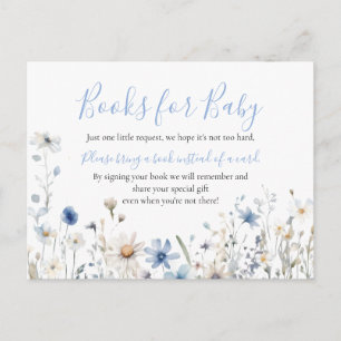 Carte Postale Fleur Sauvage Bleue Poussiéreuse Bébé en Fleur Liv