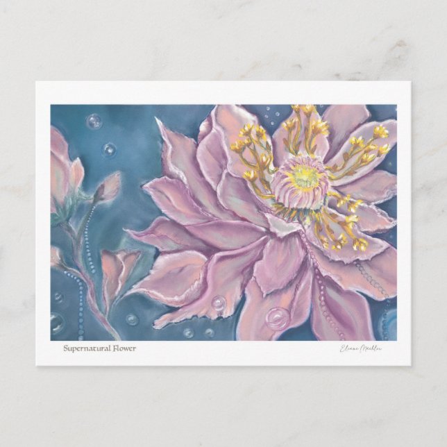 Carte Postale Fleur surnaturelle (Devant)