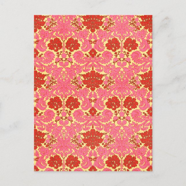 Carte Postale Fleur vintage (Devant)